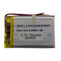 Литий-полимерный аккумулятор 3.8X34X50mm 3.7V 750mAh