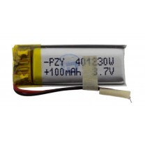 Литий-полимерный аккумулятор 4.0X12X30mm 3.7V 100mAh