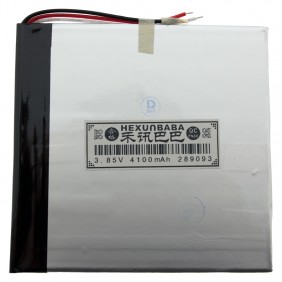 Литий-полимерный аккумулятор 2.8X90X93mm 3.8V 4100mAh