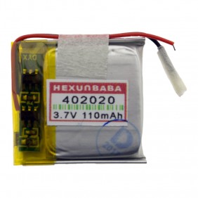 Литий-полимерный аккумулятор 4.0X20X20mm 3.7V 110mAh