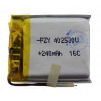 Литий-полимерный аккумулятор 4.0X25X30mm 3.7V 240mAh