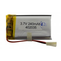 Литий-полимерный аккумулятор 4.0X20X35mm 3.7V 240mAh