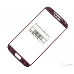 Стекло для дисплея Samsung Galaxy S4 i9500 красное